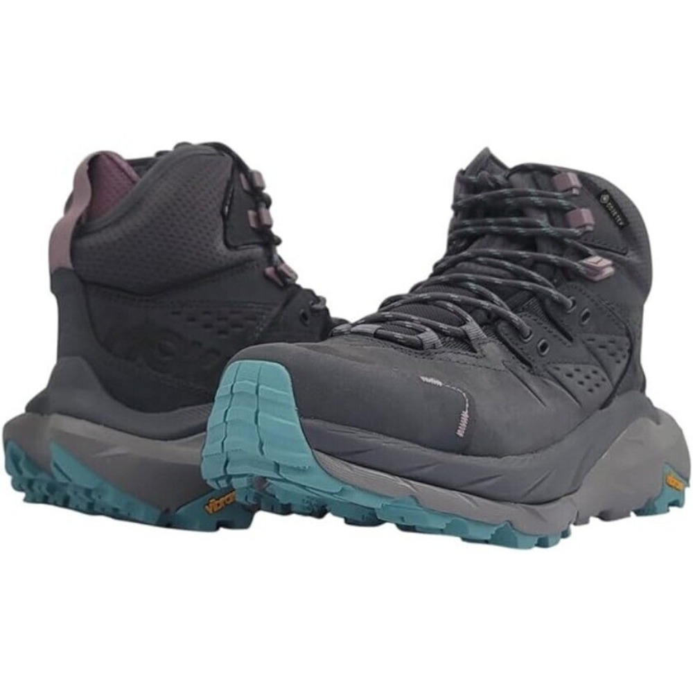 HOKA ONE ONE Women's Kaha 2 GTX Hiking Boots, Grey, Size 9B